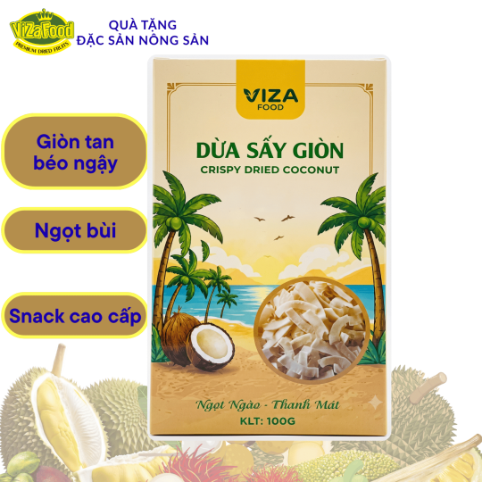 Dừa sấy giòn 100g